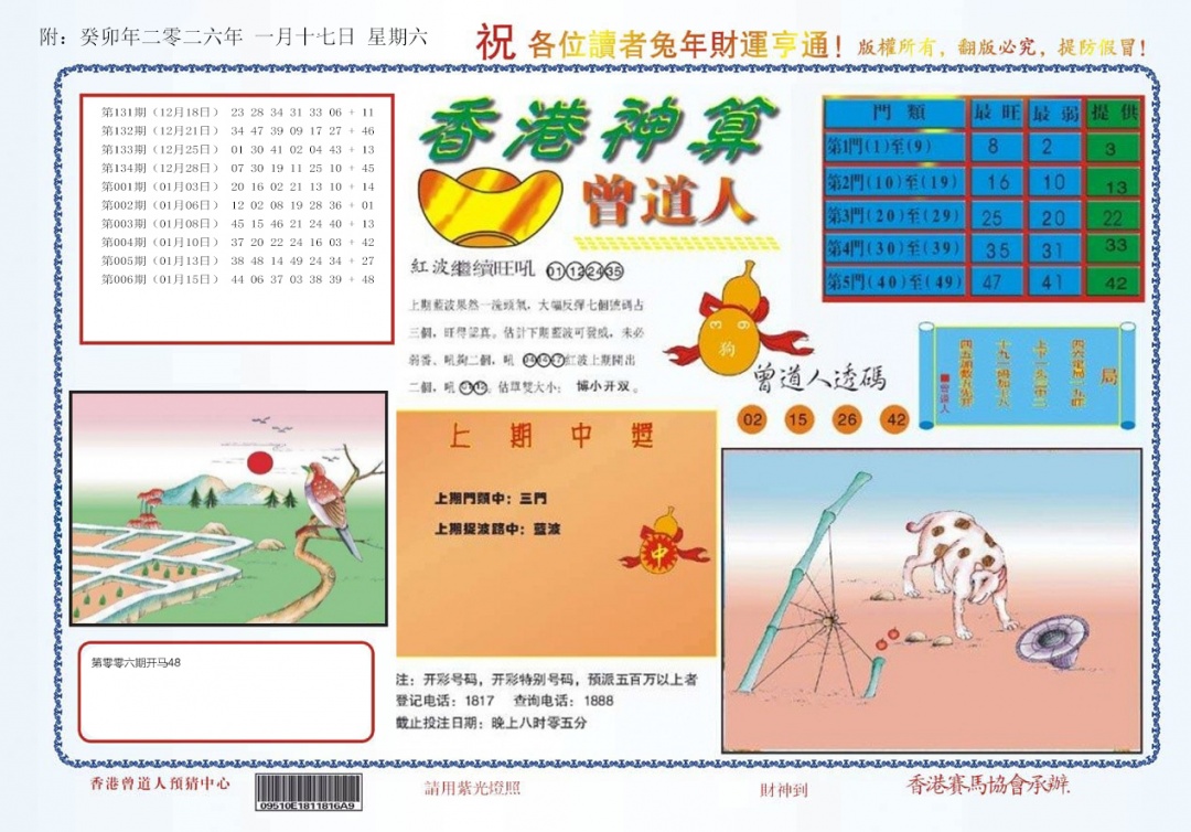 007期4-香港神算[图]