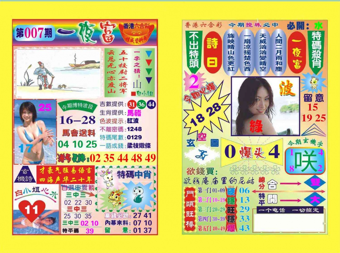 007期一夜富[图]