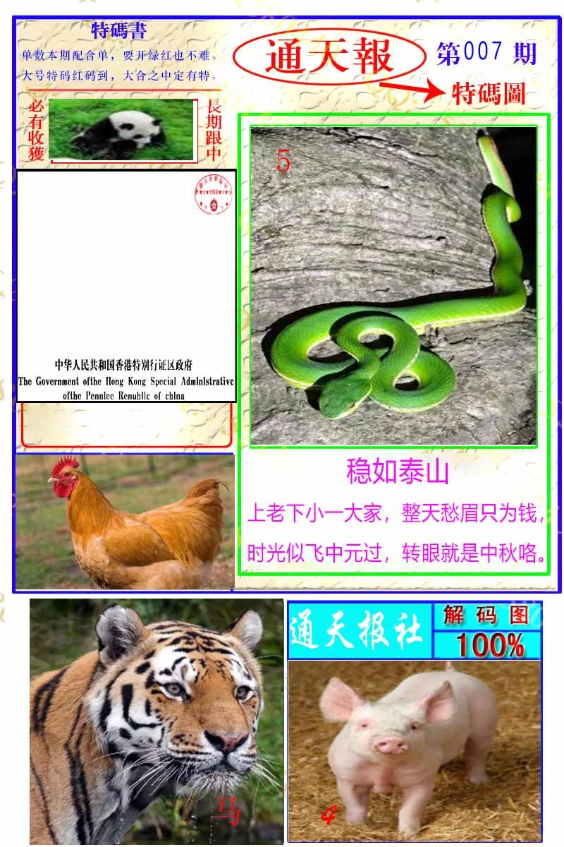 007期通天特解图[图]