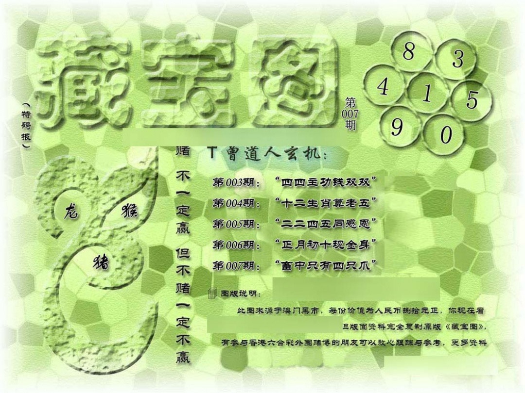 007期假新藏宝图[图]