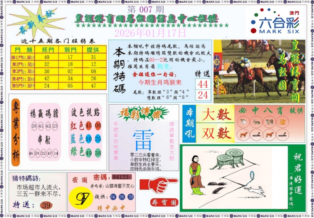 007期皇冠体育网马经图记录[图]