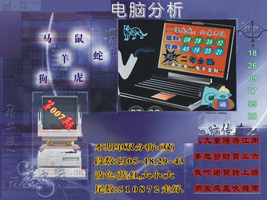 007期正版电脑分析贴士[图]