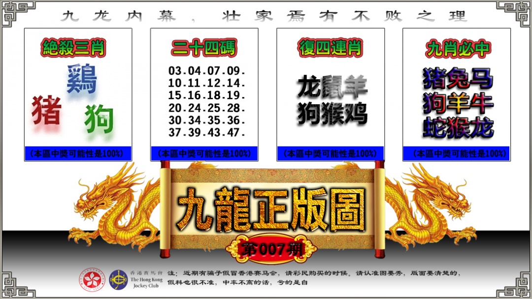 007期九龙正版图[图]